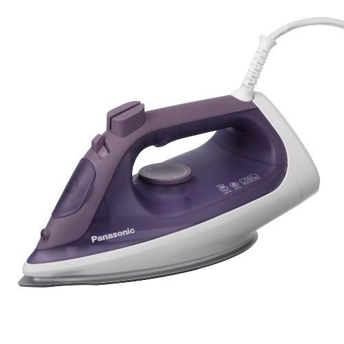Show details for Panasonic Steam iron 2400W, Ceramic Soleplate,300ml Water Tank ,Anti-calc System, Violet