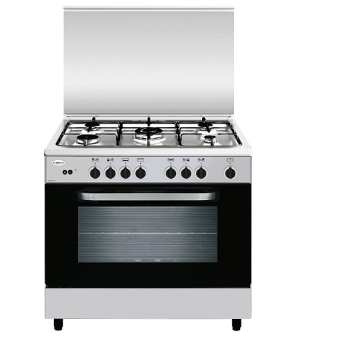 Picture of Flamegas Gas Cooker 90x60cm 5 Burner, Stainless Steel - AL-9612GI