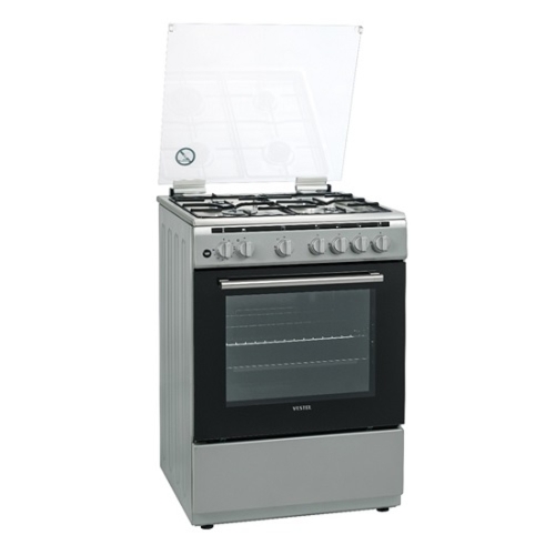 Show details for Vestal Gas Cooker, 4 Burners, Size 60 X 60