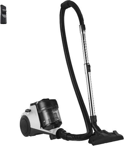 Show details for Midea Vacuum Cleaner 1800W Bagless Canister 2L Dust Capacity With HEPA Filter, Easy Emptying, 200W Suction power, White - MC08MEWH