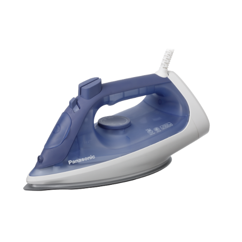 Show details for Panasonic Steam iron 2400W, Ceramic Soleplate,300ml Water Tank ,Anti-calc System Blue