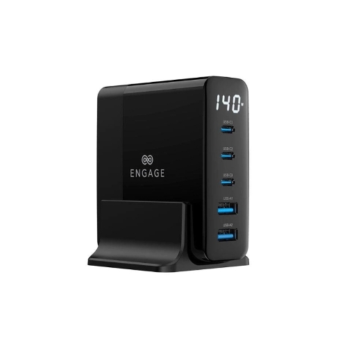 Show details for Engage 140W 5 Ports Desktop USB HUB