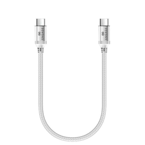 Picture of Engage PD 100W Type-C to Type-C Cable 30 cm - White EN-TCC-30CM-WT