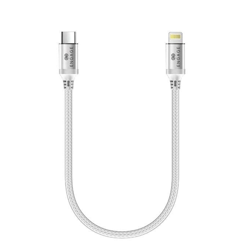 Show details for Engage PD 20W Type-C to Lightning Cable 30 cm - White EN-TCL-30CM-WT