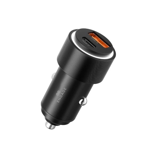 Picture of Engage Dual Port Aluminium Alloy Car Charger 95W