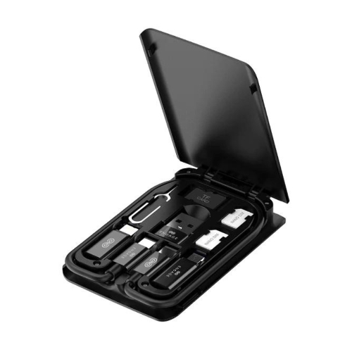 عرض تفاصيل إنكيج صندوق كابلات USB متعدد الوظائف 6 في 1 مع ملحقات بطاقة SIM