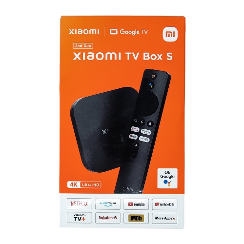 Show details for Xiaomi Mi Box S (2nd Gen) with 4K Ultra HD Streaming Media Player |Dual Band Connectivity |Google TV And Google Assistant & Remote Supported - Black