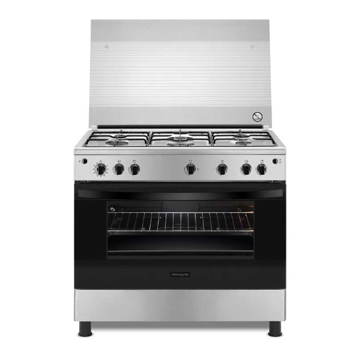 Show details for Frigidaire 5 Burners Free-Standing Gas Cooker, 90x60cm - Stainless Steel