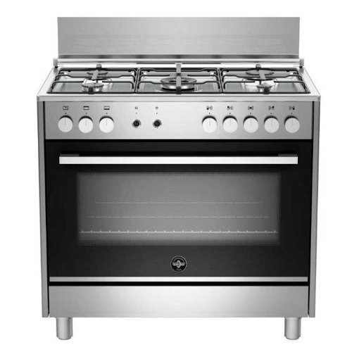 Picture of La Germania 5 Burners Gas Cooker, 90x60cm - Silver