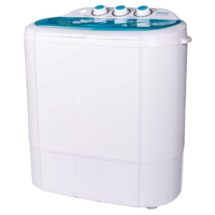 Picture of Wansa Gold Twin Tub Washing Machine, 3Kg Washing Capacity, 2kg Drying Capacity, WGTT-30T3WHTC.13 - White/Blue