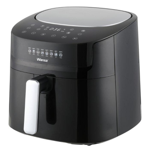 Show details for Wansa Air Fryer, 6.5 L, 1800W, AF9005T-GS – Black