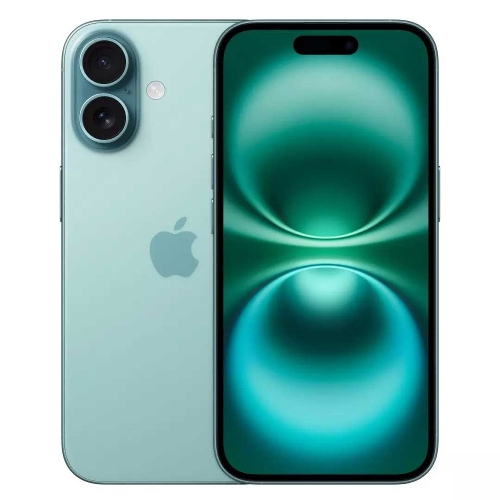 Show details for Apple iPhone 16 Plus 6.7-inch 128GB – Teal Green