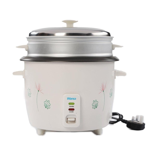 Show details for Wansa Rice Cooker, 900W, 2.5 Liters, TO-9802 - White