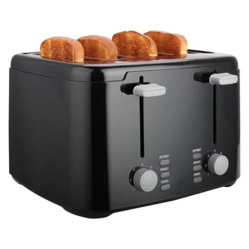 Show details for Wansa 4 Slice Toaster - 1450W-1750W Wansa TA5010-GS