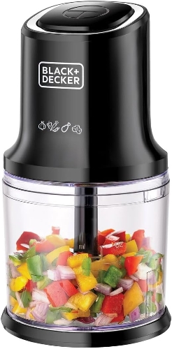 Show details for Black & Decker Vertical Chopper, 4 Blades, 500W, 500ml - FC500-B5 