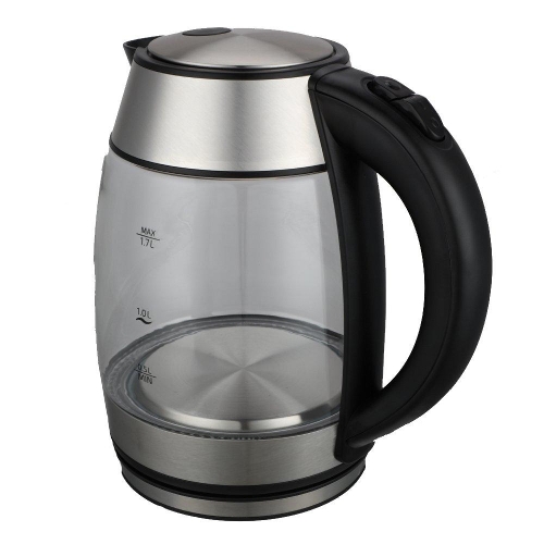 Show details for Wansa Glass Kettle, 1.7L, 2200W, KEGX8021B-GS - Stainless Steel