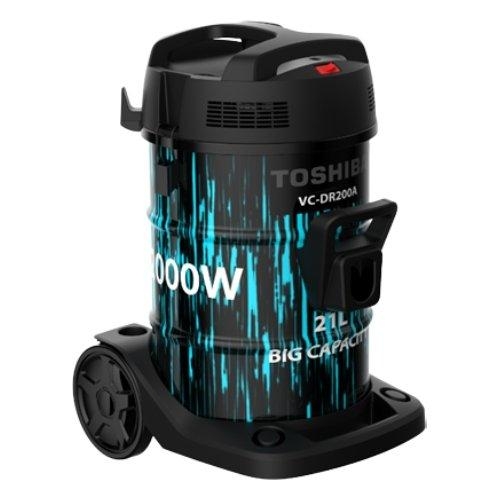 Picture of Toshiba Drum Vacuum Cleaner, 2000W, 21 Liters, VC-DR200ABF -Black/Blue