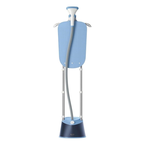 Show details for Philips 1000 series Upright garment steamer, 1.8L, 1800W, STE1030/26 – Blue & Grey