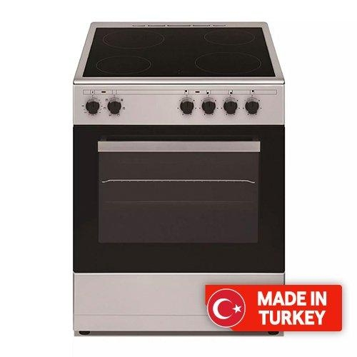 Picture of Wansa 4 Ceramic Burners Electric Cooker, 60x60cm, WCT6040041X - Stainless Steel