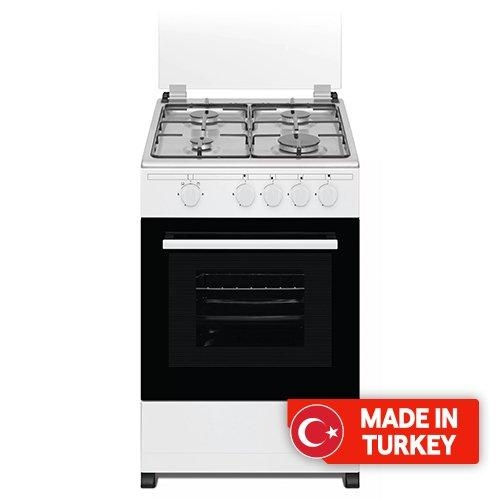 Show details for Wansa 4 Burners Floor Standing Gas Cooker, 50x50cm, WCT4403XW