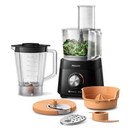 Show details for Philips Viva Food Processor, 750W, 1.5L, HR7302/90 - Black