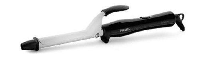 Picture of Philips Hair Curler with Heat Protection Technolog, 40W, 16mm Thin Barrel, BHB862/03 - Black/White
