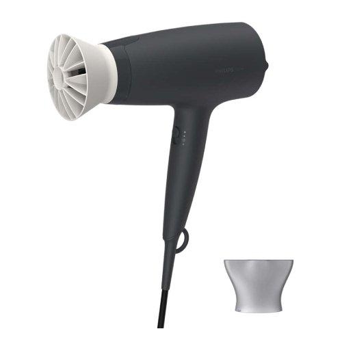 Picture of Philips Hair Dryer with Combination of Heat and Speed for Quick and Easy Styling, 1600W, 3 Heat Settings, BHD302/13 - Black