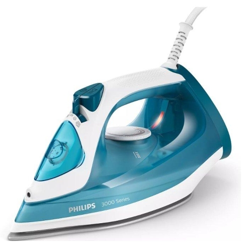 Picture of Philips Series 3000 Steam Iron, 2100W, 300ml, DST3011/26 - White / Blue