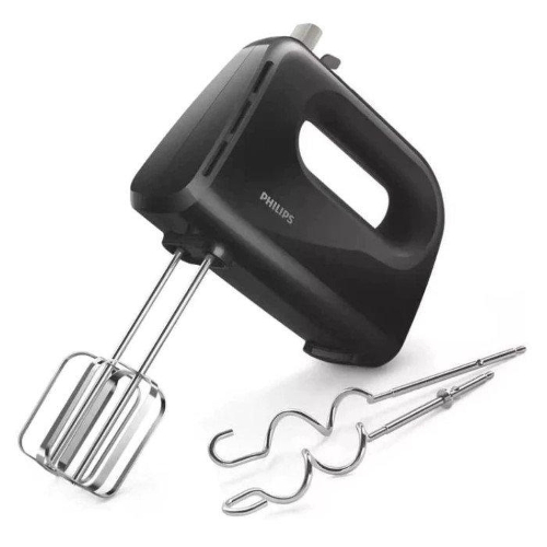 Show details for Philips Daily Collection Hand Mixer, 280W, HR3704/11 - Black