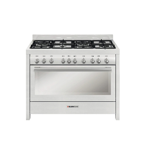 Picture of Glemgas Gas Cooker 6 burners 120X60cm GLMLW626RI01AN - Stainless Steel