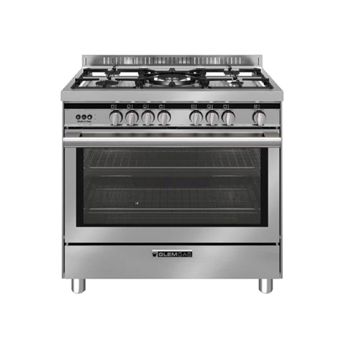 Picture of Glemgas Gas Cooker 5 burners 90X60cm GLST9634GI01AM - Stainless Steel