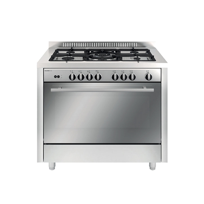 Picture of Glemgas Gas Cooker 5 Burners 100X60cm GLMQ1634GI01UT - Stainless Steel