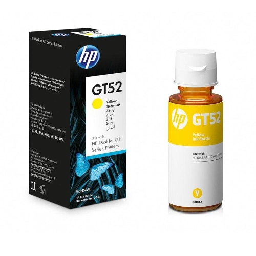 عرض تفاصيل زجاجة حبر اتش بي GT52 أصفر - ٨٠٠٠ صفحة / أصفر / زجاجة حبر