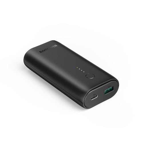 Picture of RAVPower RP-PB205DGR 10000mAh PD+QC 20W Power Bank Black