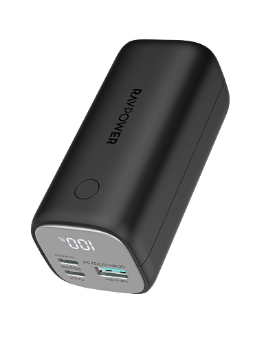 Picture of RAVPower RP-PB208 mini 14000mAhPD30W 3-Port Portable Power Bank Black Global Version