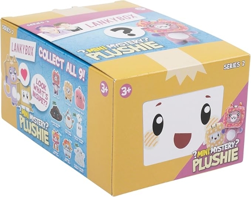 صورة دمية LankyBox Mini Mystery Plush، السلسلة 2، دمية Blind Box Mini Plush القابلة للتجميع، مرخصة رسميًا من LankyBox