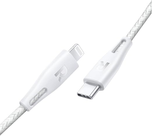 Picture of RAVPower RP-CB1018 Type-C to Lightning Cable 2m Nylon White