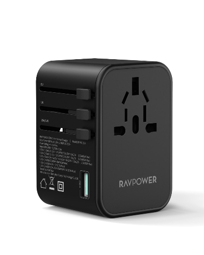 Picture of Ravpower RP-PC1034 PD PIONEER 65W 3-Port Travel Charger