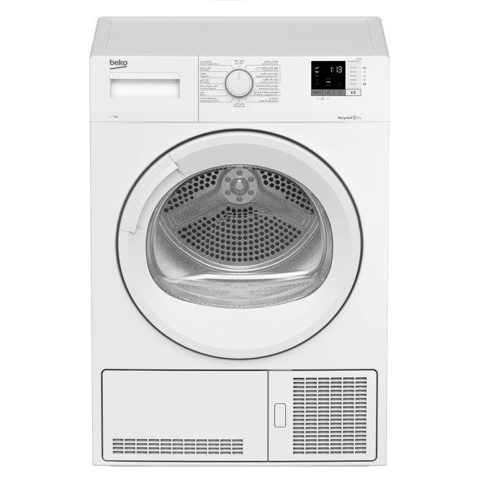 Picture of Beko Condenser Tumble Dryer 7 kg, 15 Program, DC7W - White