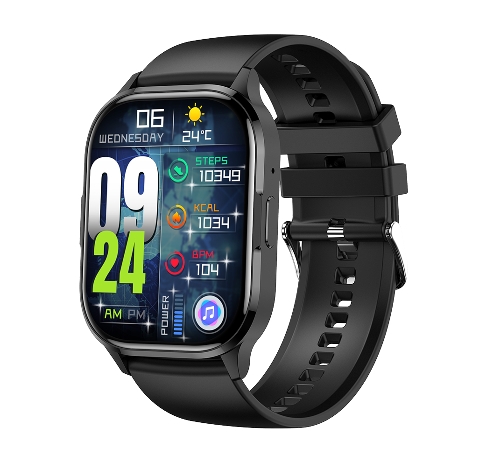 عرض تفاصيل ساعة ذكية SIA SW 8002 Jieli 7012، 2.01 بوصة Amoled BT call BLK