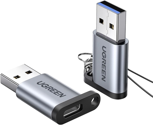 عرض تفاصيل محول UGREEN USB-A 3.0 إلى USB-C (رمادي)