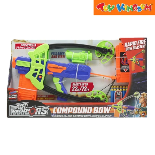 Picture of Buzz Bee Air Warriors Compound Bow with Flip Clip and 29 Darts Blaster