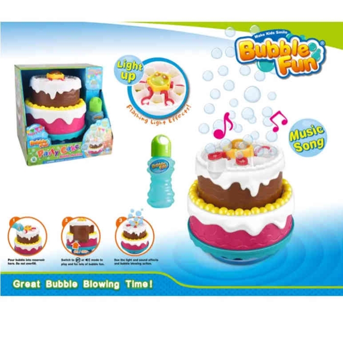 Picture of B/O BUBBLE CAKE W/ LIGHT & SOUNDS 4OZ