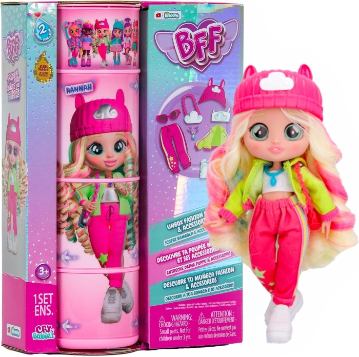 Picture of CRY BABIES BFF HANNA 8-INCHES FASHION DOLL