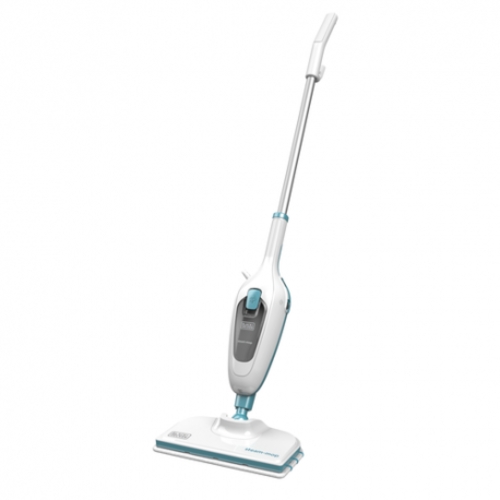 Picture of Black + Decker Steam Mop, 1300W, 0.38 Litre, FSM13E1-B5 - White