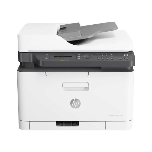 عرض تفاصيل طابعة HP Color Laser MFP 179fnw – 18 صفحة في الدقيقة / 600 نقطة في البوصة / A4 / USB / LAN / Wi-Fi / FAX / Color Laser – Printer