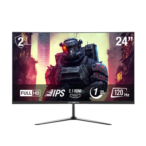 عرض تفاصيل شاشة ألعاب SharX Jaws 24F120I مقاس 24 بوصة IPS FHD 120 هرتز 1 مللي ثانية HDMI 2.1 مع AMD FreeSync وNvidia G-Sync متوافقة