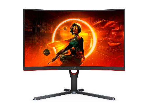 Picture of AOC CQ27G3Z 27 Inch 240Hz QHD 0.5ms HDMI 2.0 Curved Gaming Monitor - Black