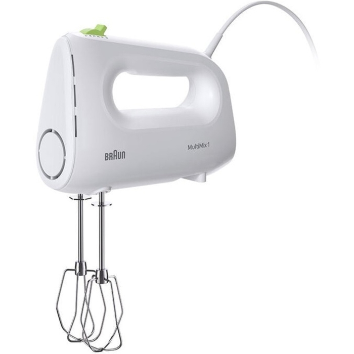 Picture of Braun MultiMix 1 Hand Mixer 450 Watts 4 Speeds, White - HM1100WH