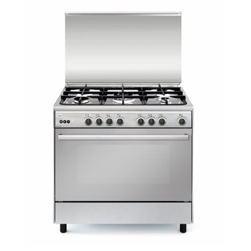 Picture of Flamegas Gas Cooker 90x60cm 5 Burners, Stainless Steel - UN-9612RIFSG